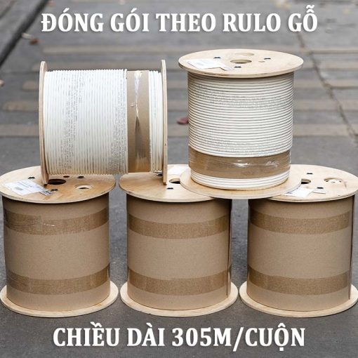 Cuộn rulo cáp mạng LS VINA CAT6A FTP 4 Pair