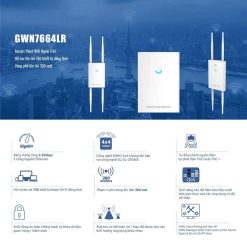 Bộ phát WiFi Grandstream GWN7664LR ngoài trời