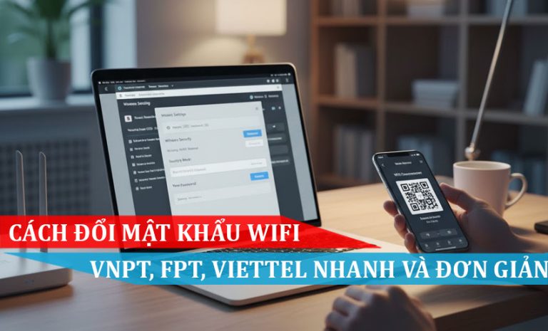 Cách đổi mật khẩu WiFi VNPT, FPT, Viettel nhanh và đơn giản