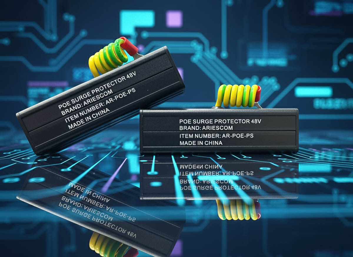 Thiết bị chống sét lan truyền mạng LAN PoE AR-POE-PS Ariescom