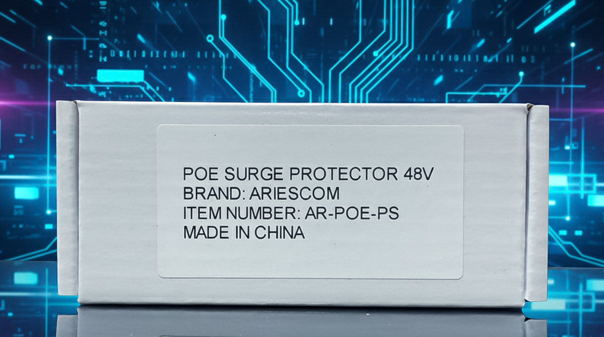 Thiết bị chống sét lan truyền mạng LAN PoE AR-POE-PS Ariescom