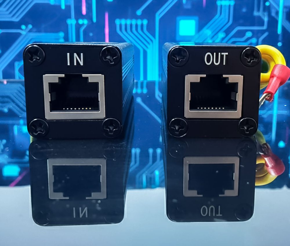 Thiết bị chống sét lan truyền mạng LAN PoE AR-POE-PS AriescomThiết bị chống sét lan truyền mạng LAN PoE AR-POE-PS Ariescom