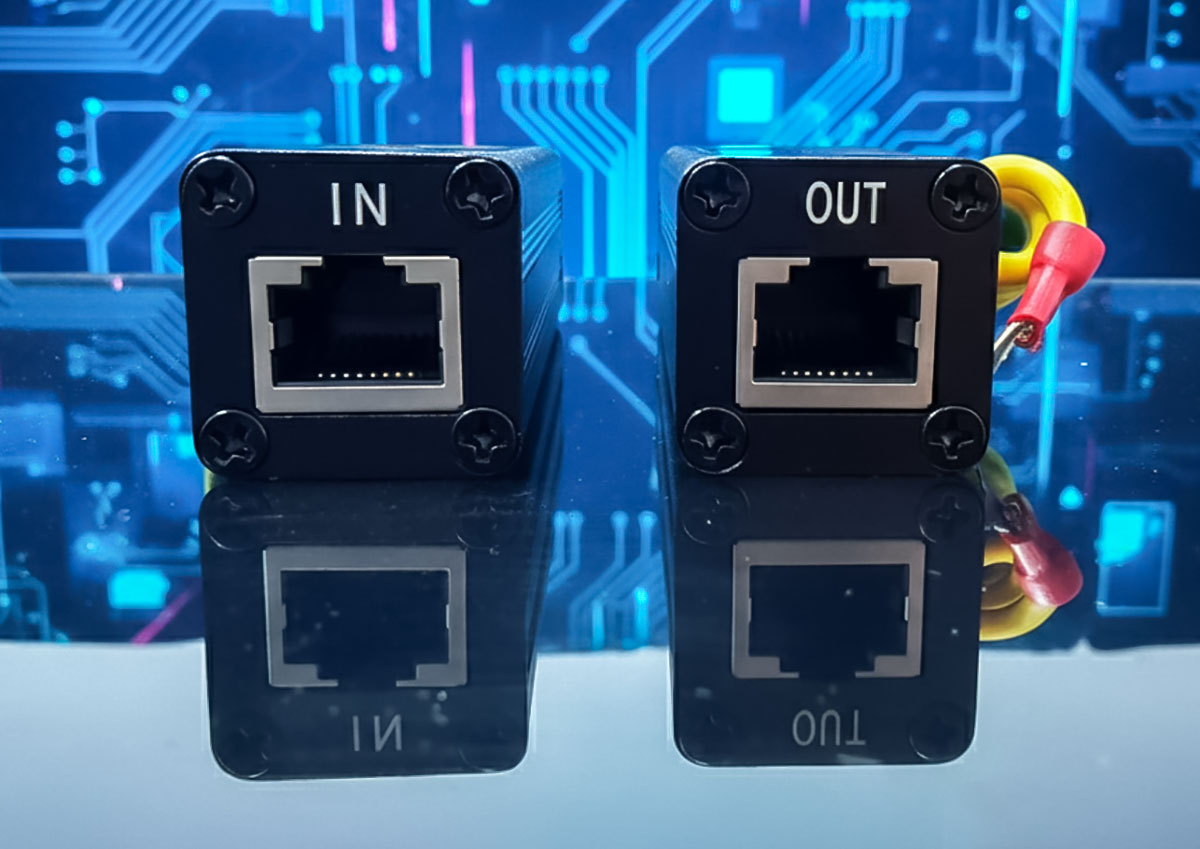 Thiết bị chống sét lan truyền mạng LAN PoE AR-POE-PS AriescomThiết bị chống sét lan truyền mạng LAN PoE AR-POE-PS Ariescom