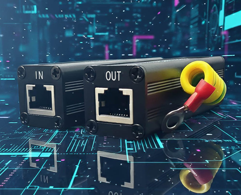 Thiết bị chống sét lan truyền mạng LAN PoE AR-POE-PS Ariescom