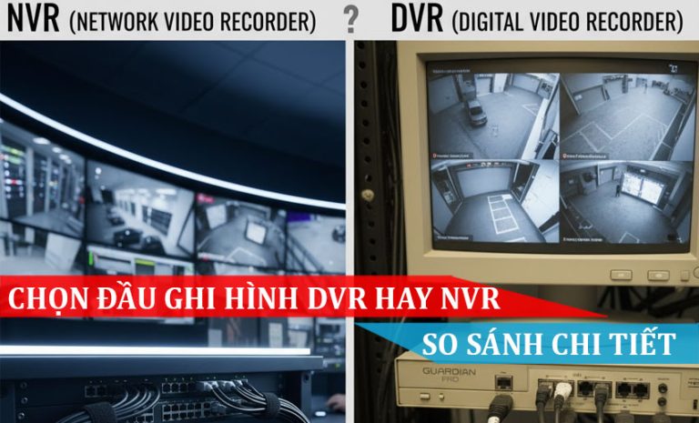 chọn đầu ghi hình dvr hay nvr