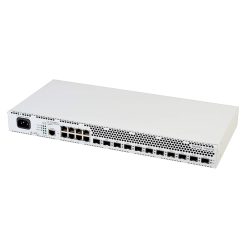 mặt trước góc nghiêng trái switch chia mạng Eltex MES2411X