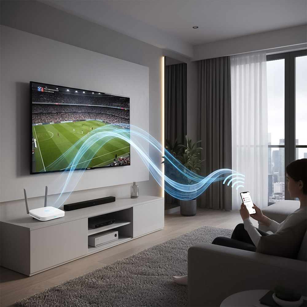 Beamforming cho phép router định hướng sóng WiFi tập trung vào thiết bị đang kết nối