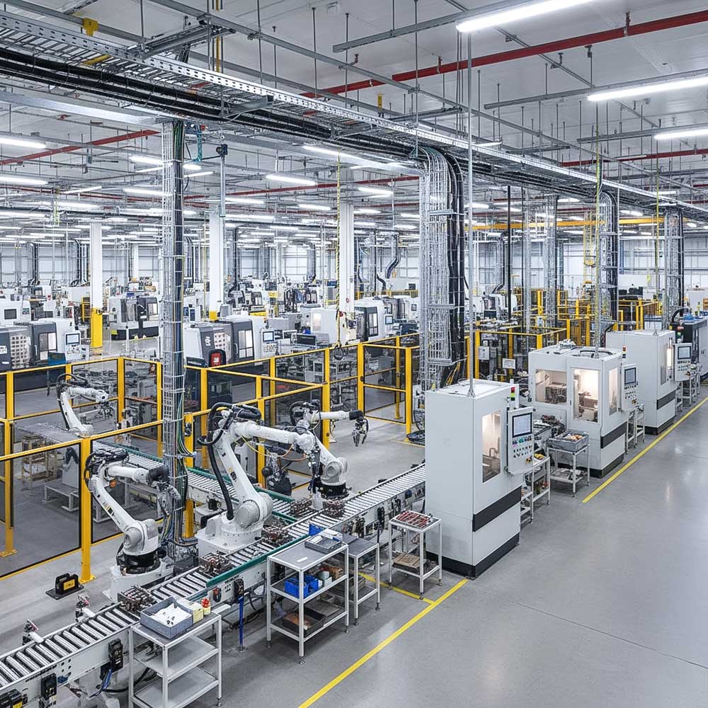 cáp điều khiển ứng dụng trong các nhà máy sản xuất tự độngcáp điều khiển ứng dụng trong các nhà máy sản xuất tự động