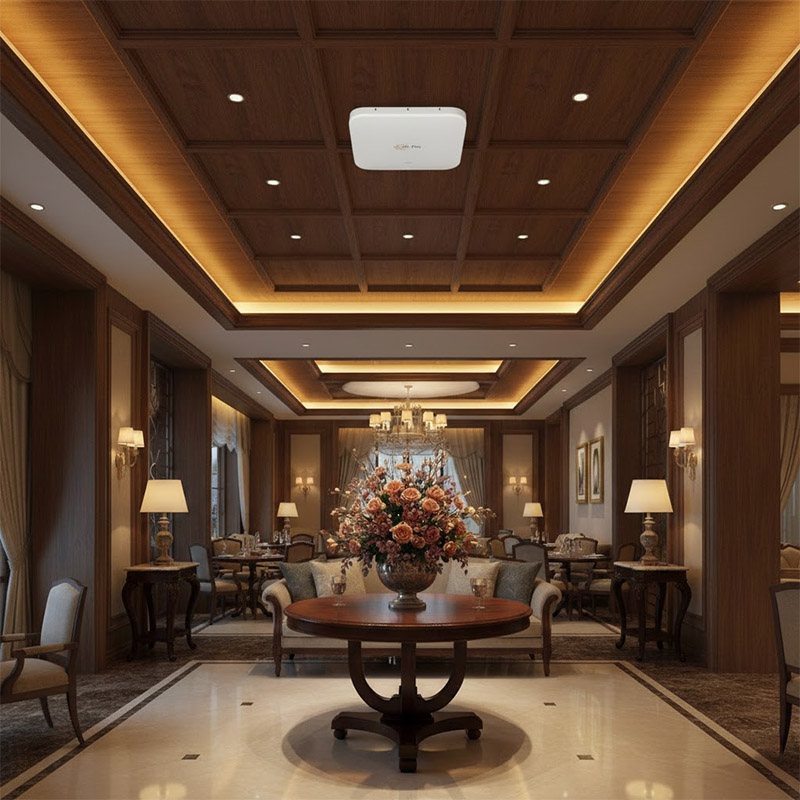 AP-WAC2100-V2 gắn trần trong khách sạn