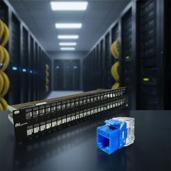 Ảnh chụp thực tế Patch panel Cat6 UTP ANCOMTECK 48 cổng ACT-48S2U