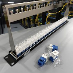 Ảnh thực tê Patch panel Cat6 UTP ANCOMTECK 24 cổng ACT-24S1U..