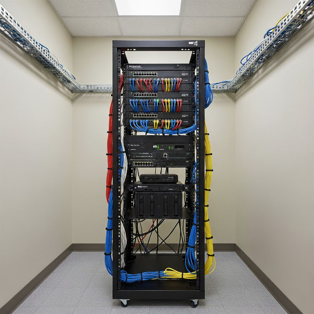 Ảnh thực tế của 1 hệ thống mạng doanh nghiệp