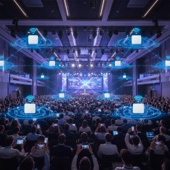 Bộ Phát WiFi 6 Công Nghiệp AIR-AP545 trong trung tâm hội nghị