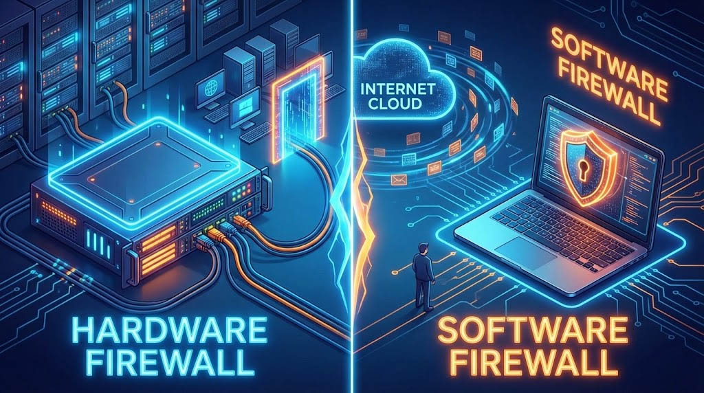 Firewall Cứng và Firewall Mềm