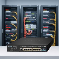 Góc nghiêng trái mặt trước của Switch Planet AVS-4210-8HP2X