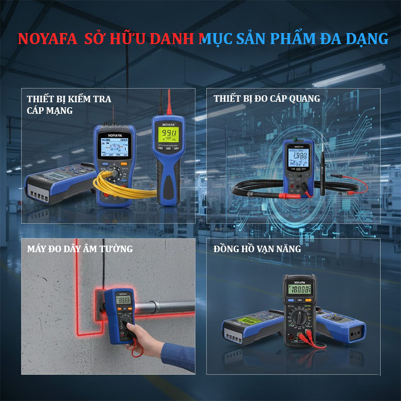 NOYAFA sở hữu danh mục sản phẩm đa dạng
