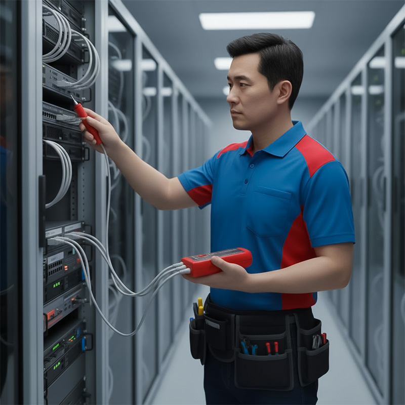 Sử dụng máy test mạng để kiểm tra tín hiệu mạng