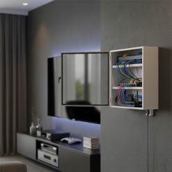 Switch PoE AP-GS1008 được lắp đặt trong hệ thống mạng gia đình