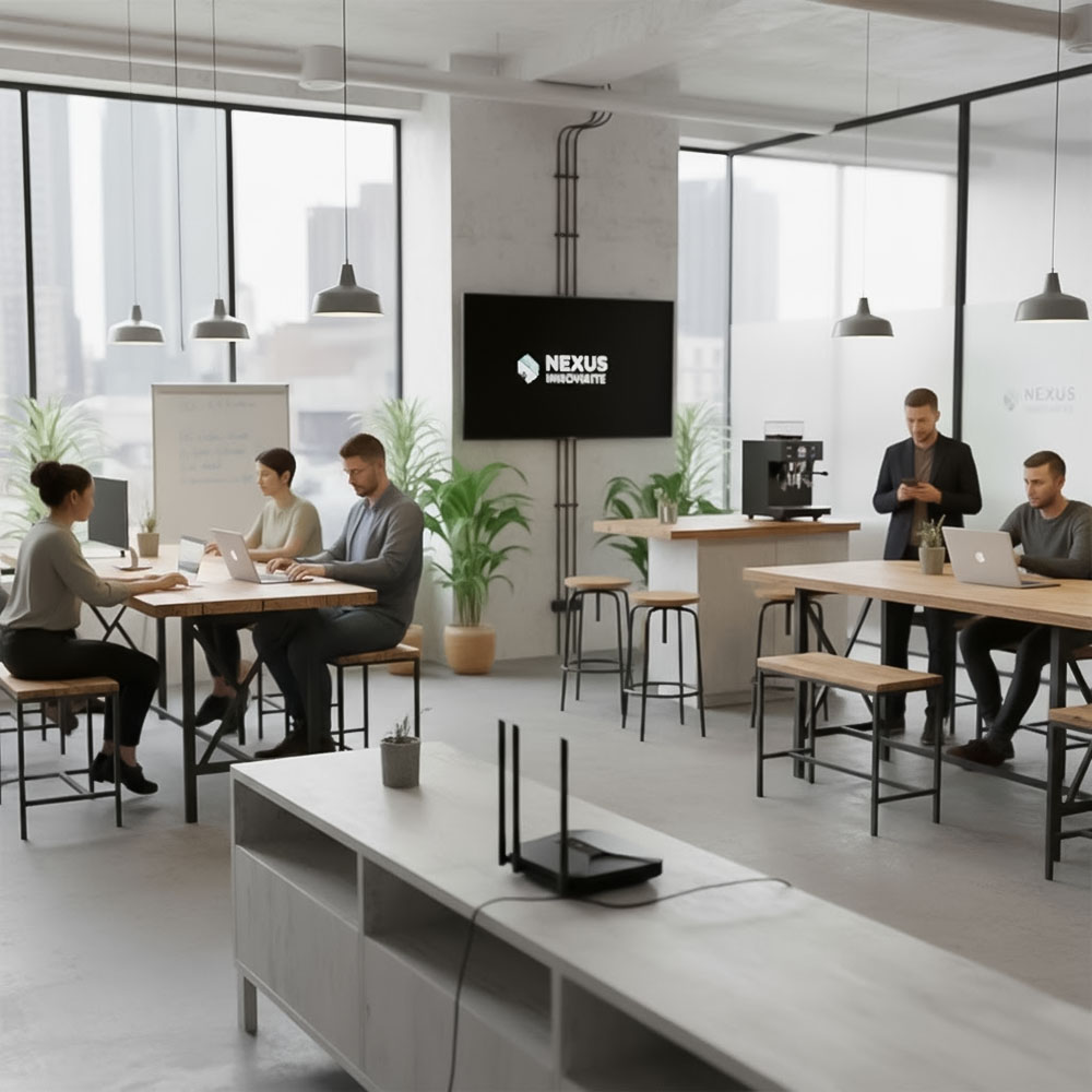 Ứng dụng của Bộ chuyển mạch AirPro AP-DSG7510-48S6Q-HI 4G LTE trong văn phòng