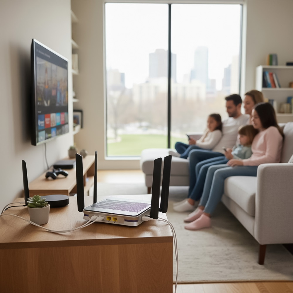 Ứng dụng thực tế Bộ định tuyến AirPro AP-LT4525AN trong gia đình Ứng dụng thực tế Bộ định tuyến AirPro AP-LT4525AN trong gia đình