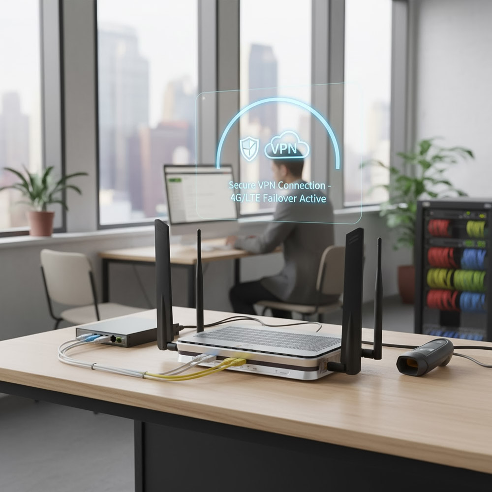 Ứng dụng thực tế Bộ định tuyến AirPro AP-LT4525AN trong phòng mạng Ứng dụng thực tế Bộ định tuyến AirPro AP-LT4525AN trong phòng mạng