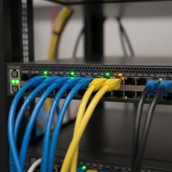 ảnh chụp cận cảnh Switch AirPro AP-S6200 đang hoạt động