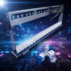 ảnh thực tế của Patch panel Cat6 STP ANCOMTECK 24 cổng ACT-24S1U...