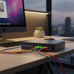 switch Airpro AP-ESG1906P được lắp đăt với nhiều cổng kết nối