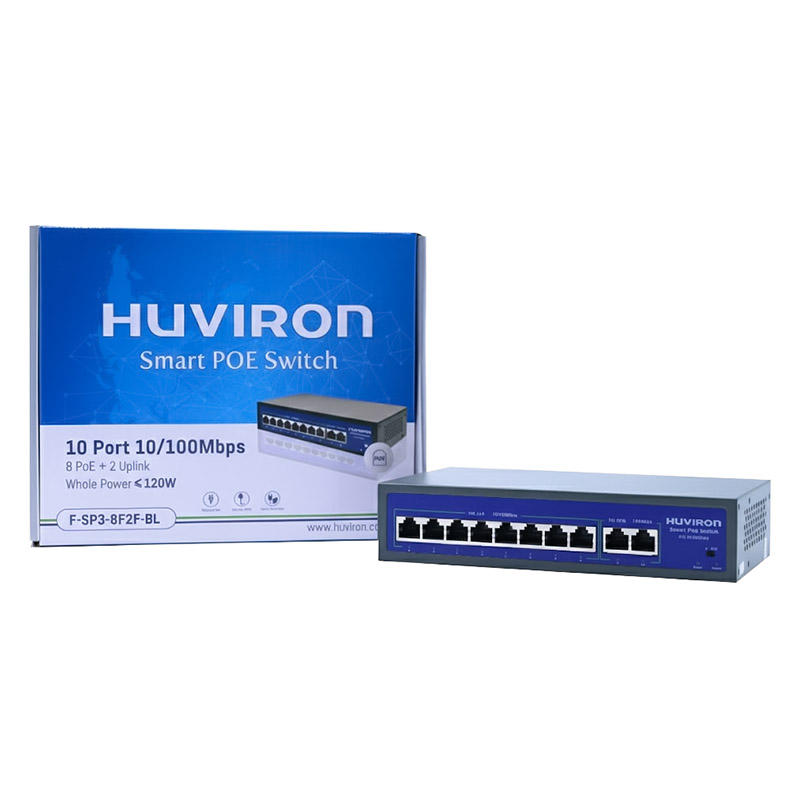 Ảnh đại diện Switch POE HUVIRON F-SP3-4F2F-BL 4x10_100M (POE) RJ45 Ảnh đại diện Switch POE HUVIRON F-SP3-4F2F-BL 4x10_100M (POE) RJ45