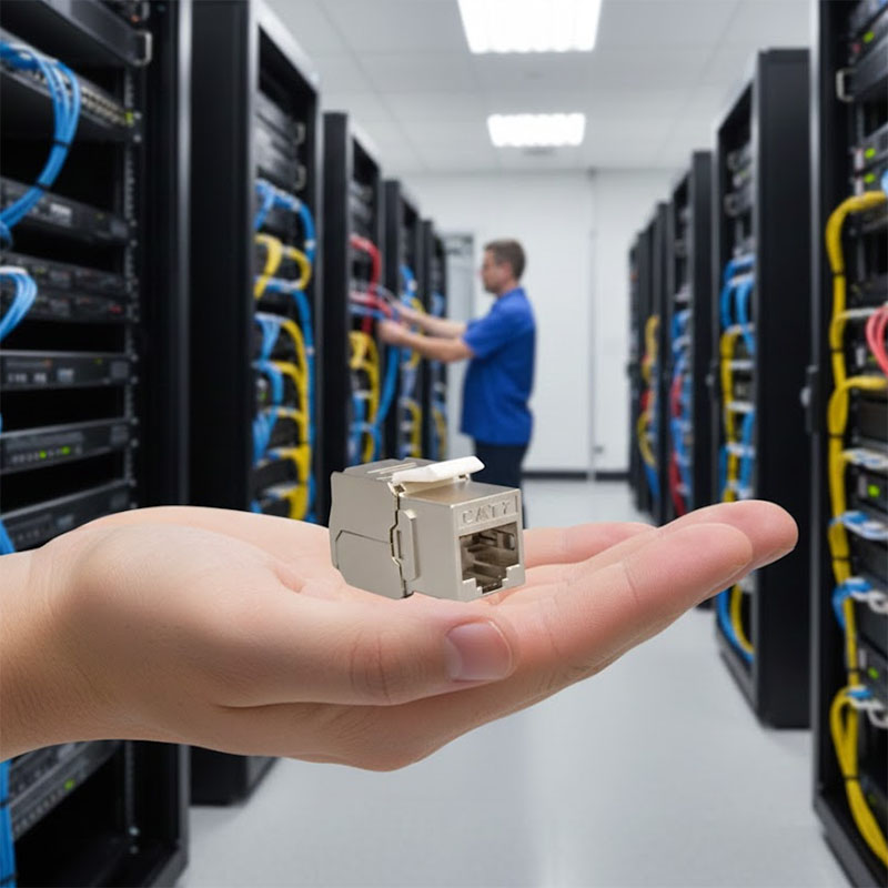 Ảnh thực tế Patch panel Cat7 FTP ANCOMTECK 24 cổng ACT-24S1U Ảnh thực tế Patch panel Cat7 FTP ANCOMTECK 24 cổng ACT-24S1U