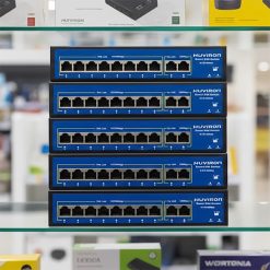 Ảnh thực tế Switch POE HUVIRON F-SP3-8F2F-BL