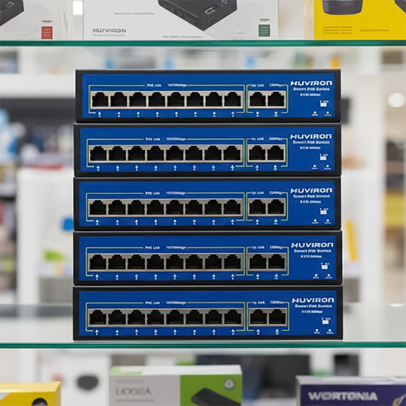 Ảnh thực tế Switch POE HUVIRON F-SP3-8F2F-BL Ảnh thực tế Switch POE HUVIRON F-SP3-8F2F-BL