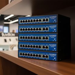 Ảnh thực tế Switch POE HUVIRON F-SP3-8F2F-BL