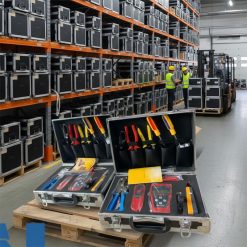 Các thiết bị bên trong bộ dụng cụ thi công cáp mạng ANCOMTECK ACT-K508