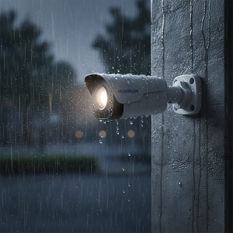 Camera DOME hồng ngoại HUVIRON HU-NP241DMT_I3E 2MP đạt chuẩn IP67, chống nước và bụi hiệu quả