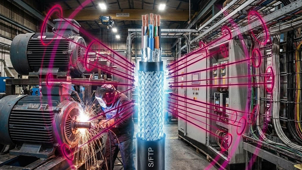 Chống nhiễu điện từ EMI bằng lớp lưới braid