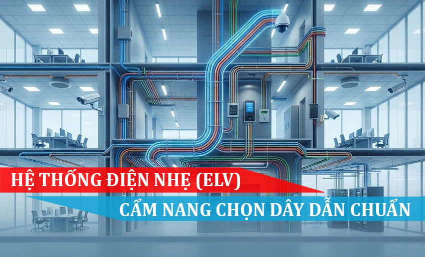 Hệ thống điện nhẹ (ELV): Cẩm nang chọn dây dẫn "chuẩn chỉnh"