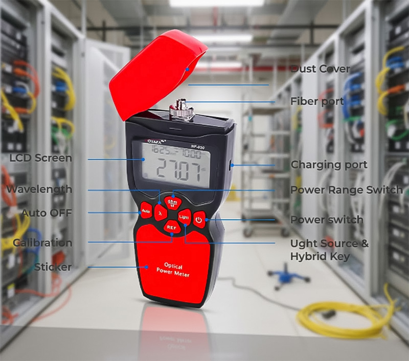 Hướng dẫn sử dụng Máy đo công suất quang NOYAFA NF-900C