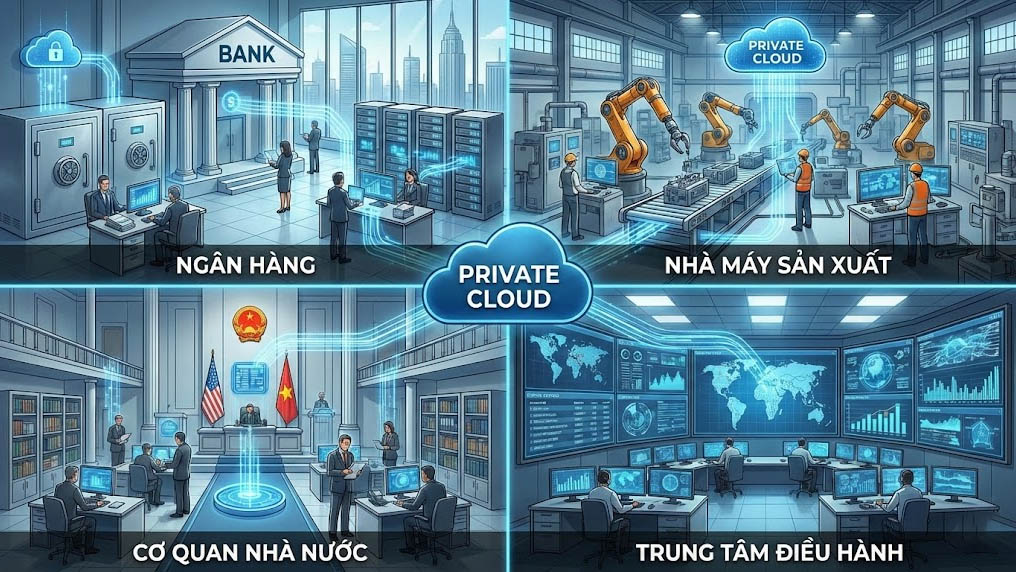 Khi nào doanh nghiệp nên dùng Private Cloud
