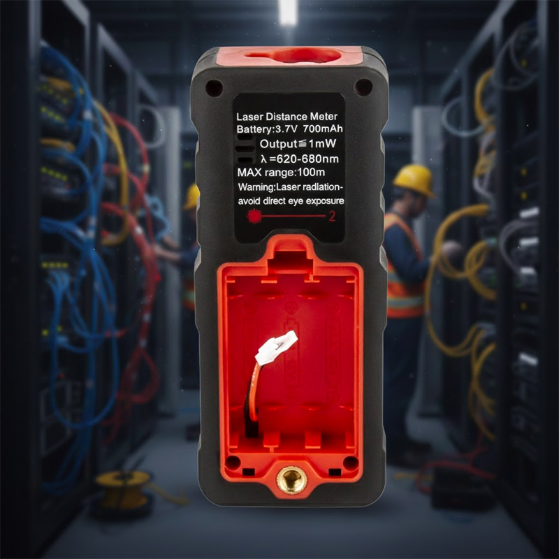 Mặt sau của máy đo khoảng cách laser NOYAFA NF-272L-60m cầm tay Mặt sau của máy đo khoảng cách laser NOYAFA NF-272L-60m cầm tay