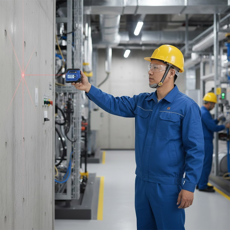 Ứng dụng thực tế của Máy đo khoảng cách laser NOYAFA NF-2260L tối đa 60m kết hợp thước dây 5m...... Ứng dụng thực tế của Máy đo khoảng cách laser NOYAFA NF-2260L tối đa 60m kết hợp thước dây 5m......