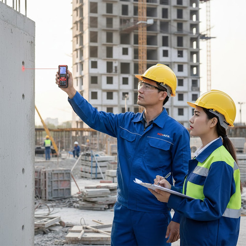 Ứng dụng thực tế của Máy đo khoảng cách laser NOYAFA NF-272L-100m cầm tay, khoảng cách tối đa 100m Ứng dụng thực tế của Máy đo khoảng cách laser NOYAFA NF-272L-100m cầm tay, khoảng cách tối đa 100m