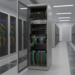 Ứng dụng thực tế của Patch panel Cat6A UTP ANCOMTECK 24 cổng ACT-24S1U