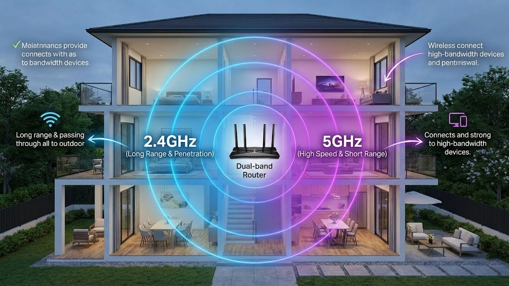 băng tần kép là gì trong wifi