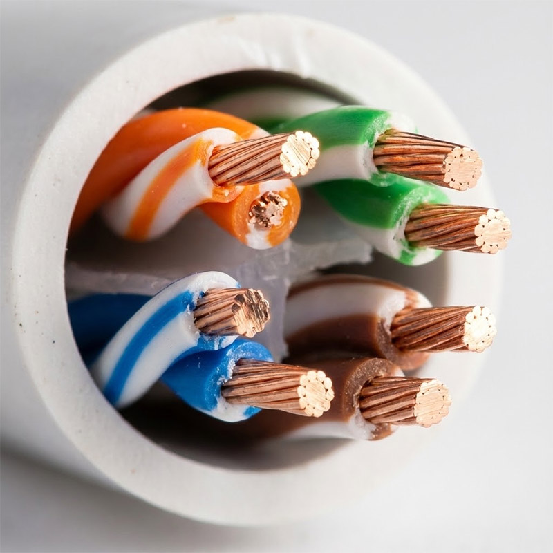 cấu trúc cáp mạng cat5 huviron