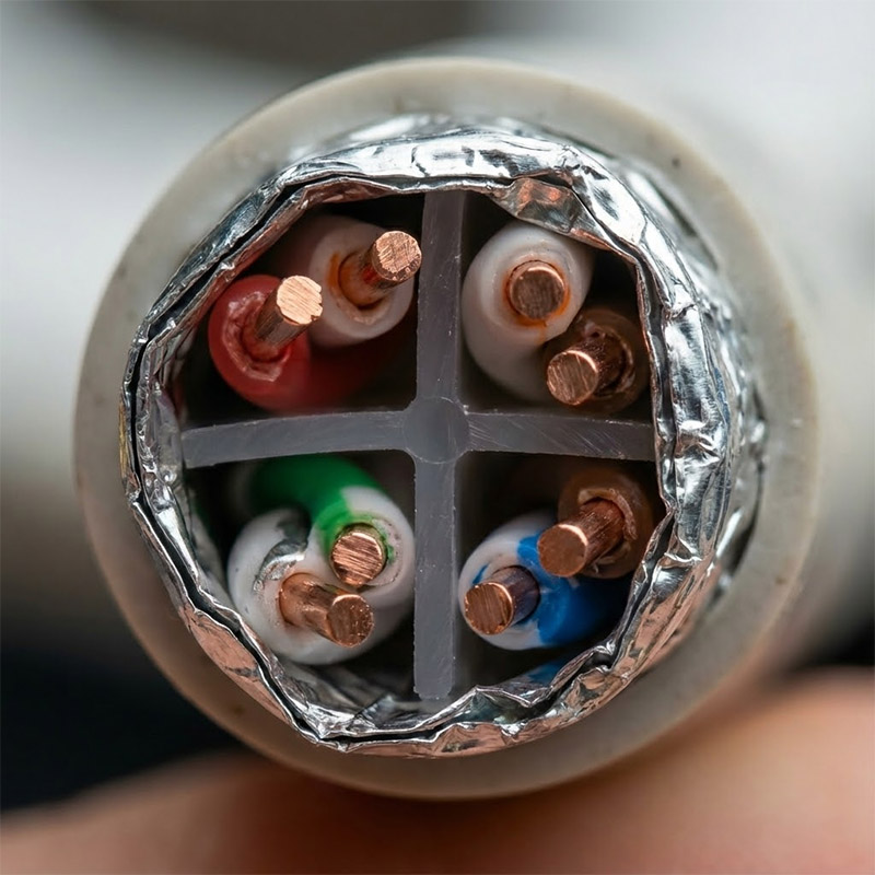 mặt cắt của cáp mạng mặt cắt của cáp mạng