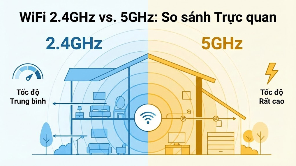 so sánh giữa hai loại băng tần