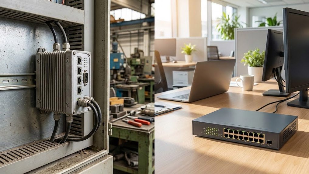 switch công nghiệp và switch thường