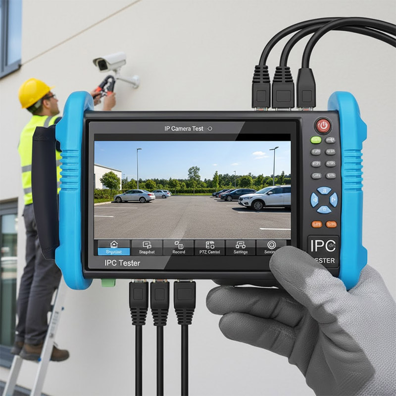 ứng dụng thực tế của Thiết bị kiểm tra camera NOYAFA NF-716ADHS ALL IN ONE cầm tay, màn hình 7 inch.....