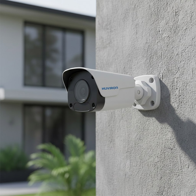 Ảnh thực tế Camera BULLET hồng ngoại HUVIRON HU-NP441D_I3E 4MP Ảnh thực tế Camera BULLET hồng ngoại HUVIRON HU-NP441D_I3E 4MP